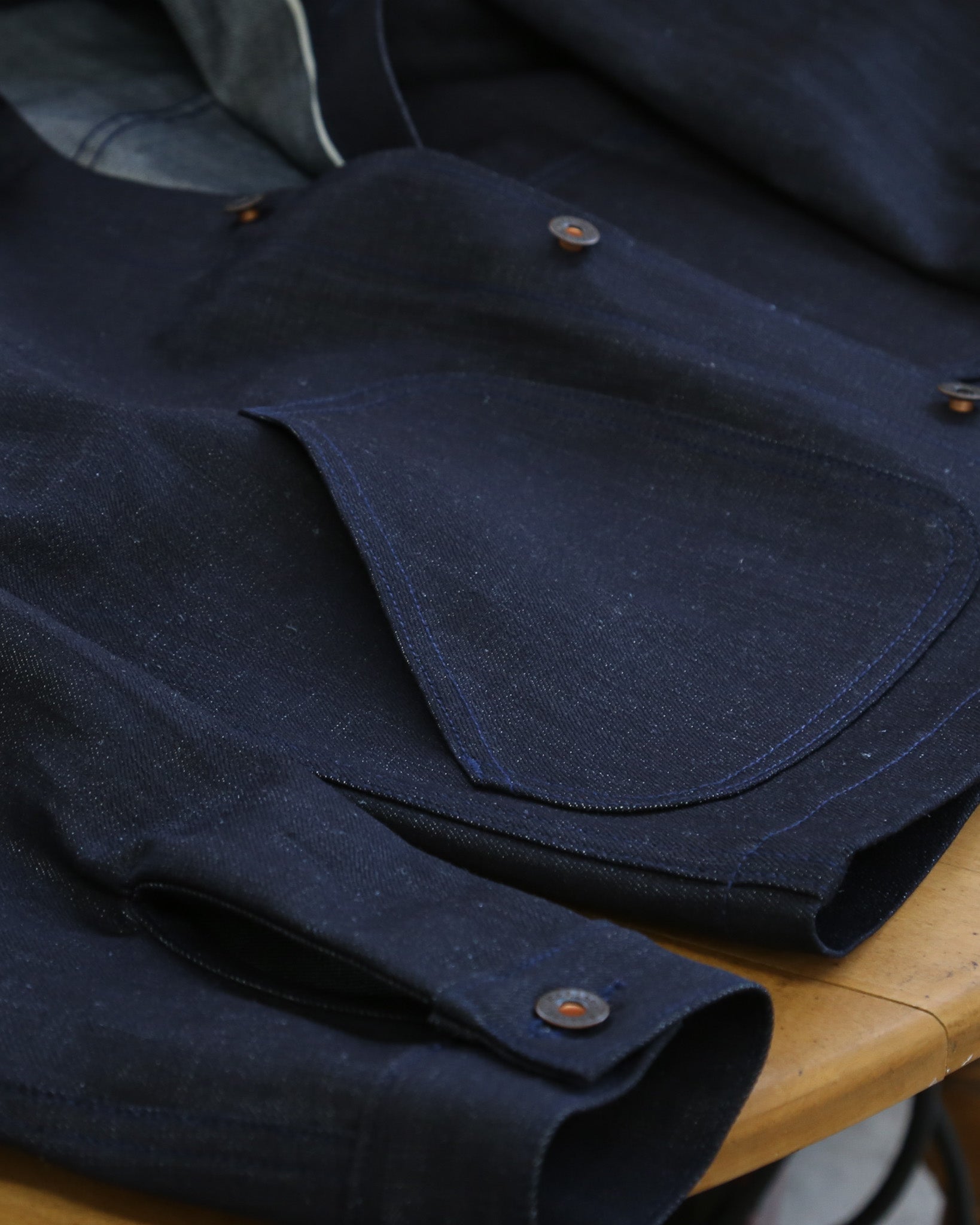 Tarmac X132 13.75 Oz Slub Dark Indigo Warp Gray Weft Selvedge