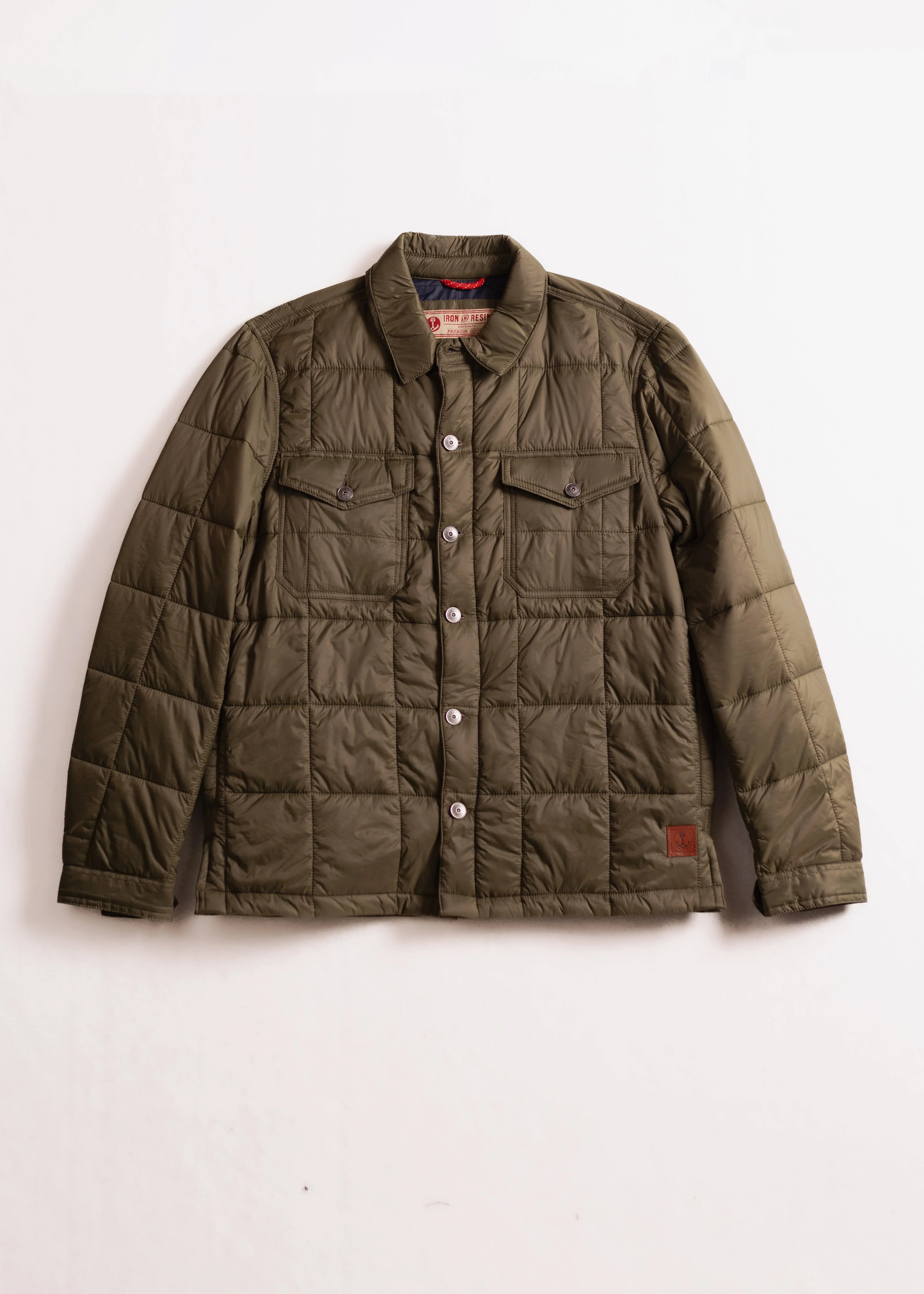 Front of Iron & Resin Men's Rouge Jacket - Olive
