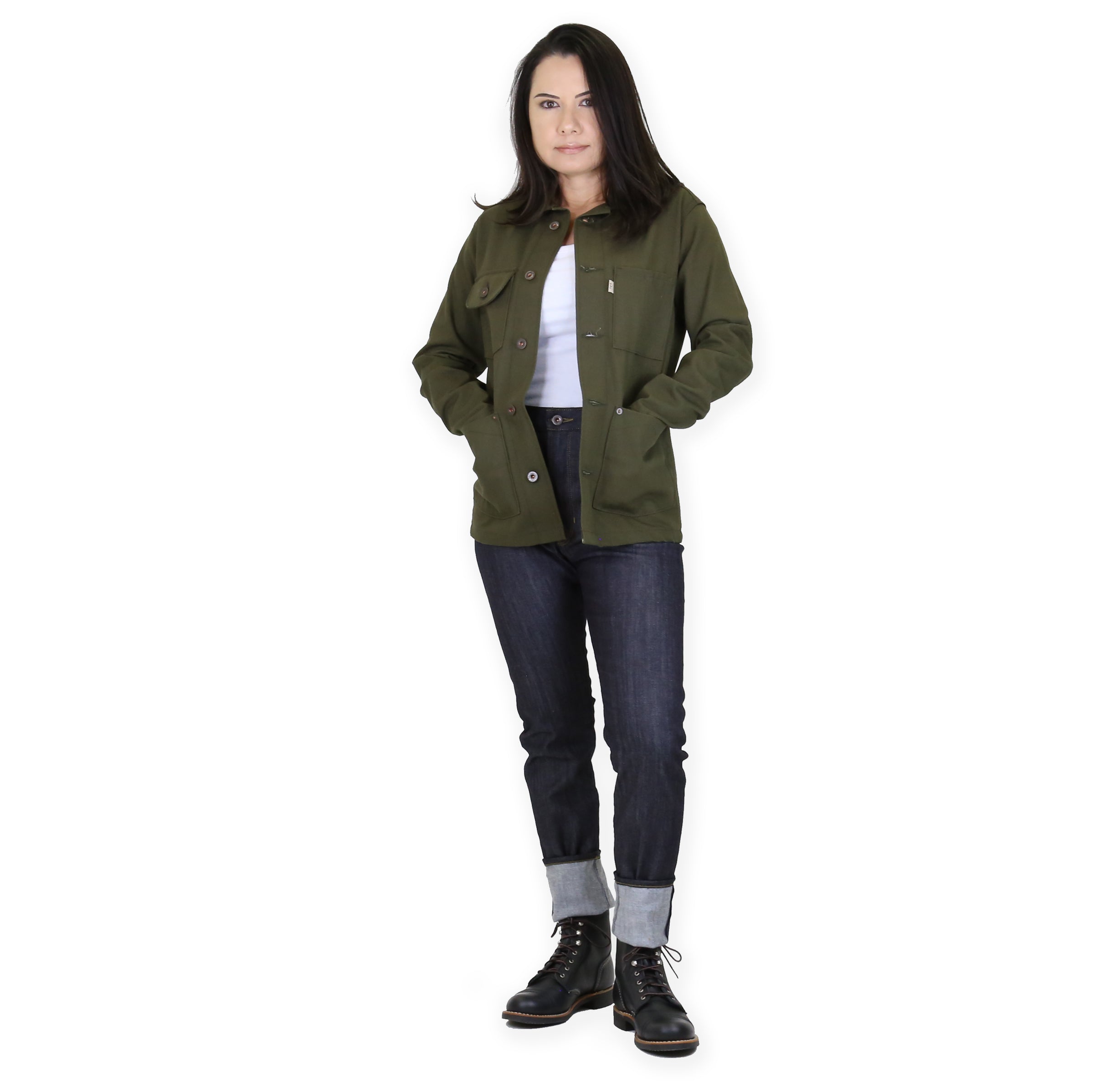 Women's Chore Coat 12oz Seaweed