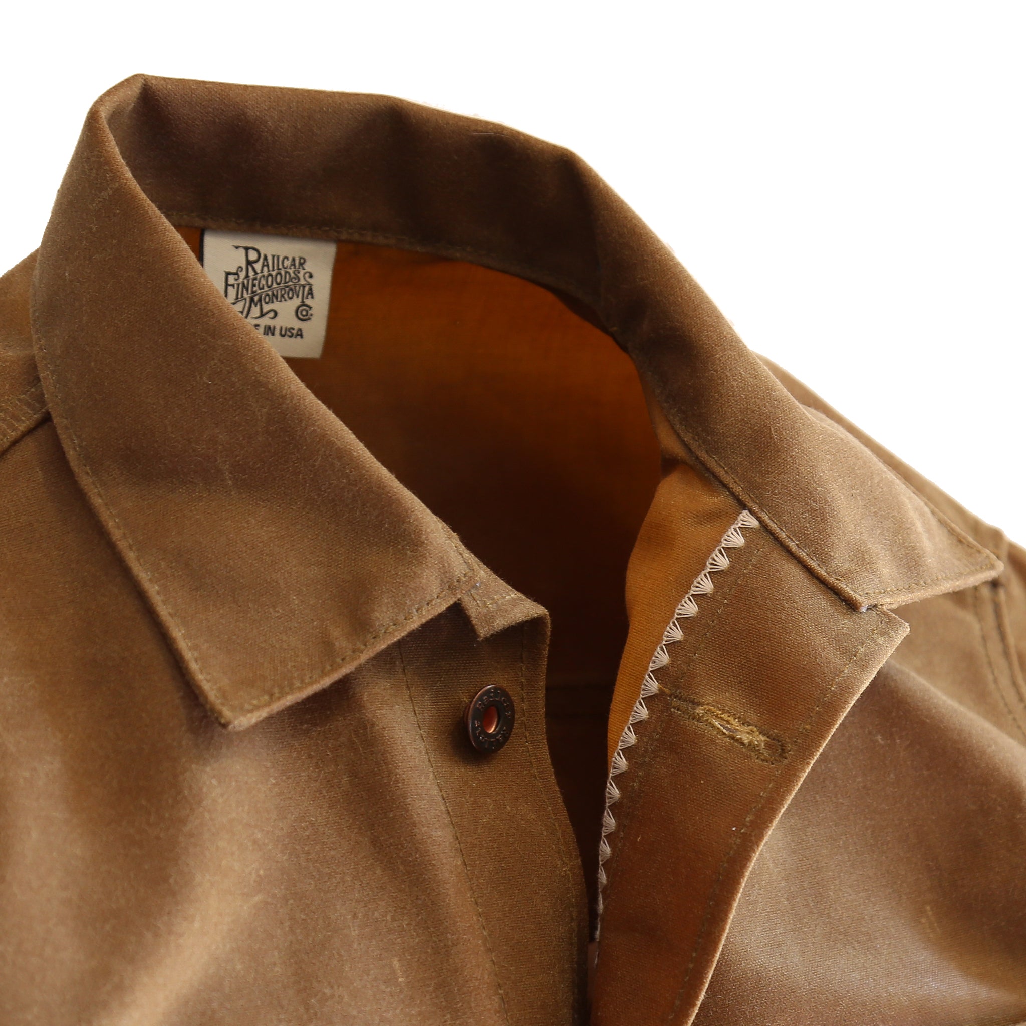 RAILCAR WAX CANVAS CHORE COAT