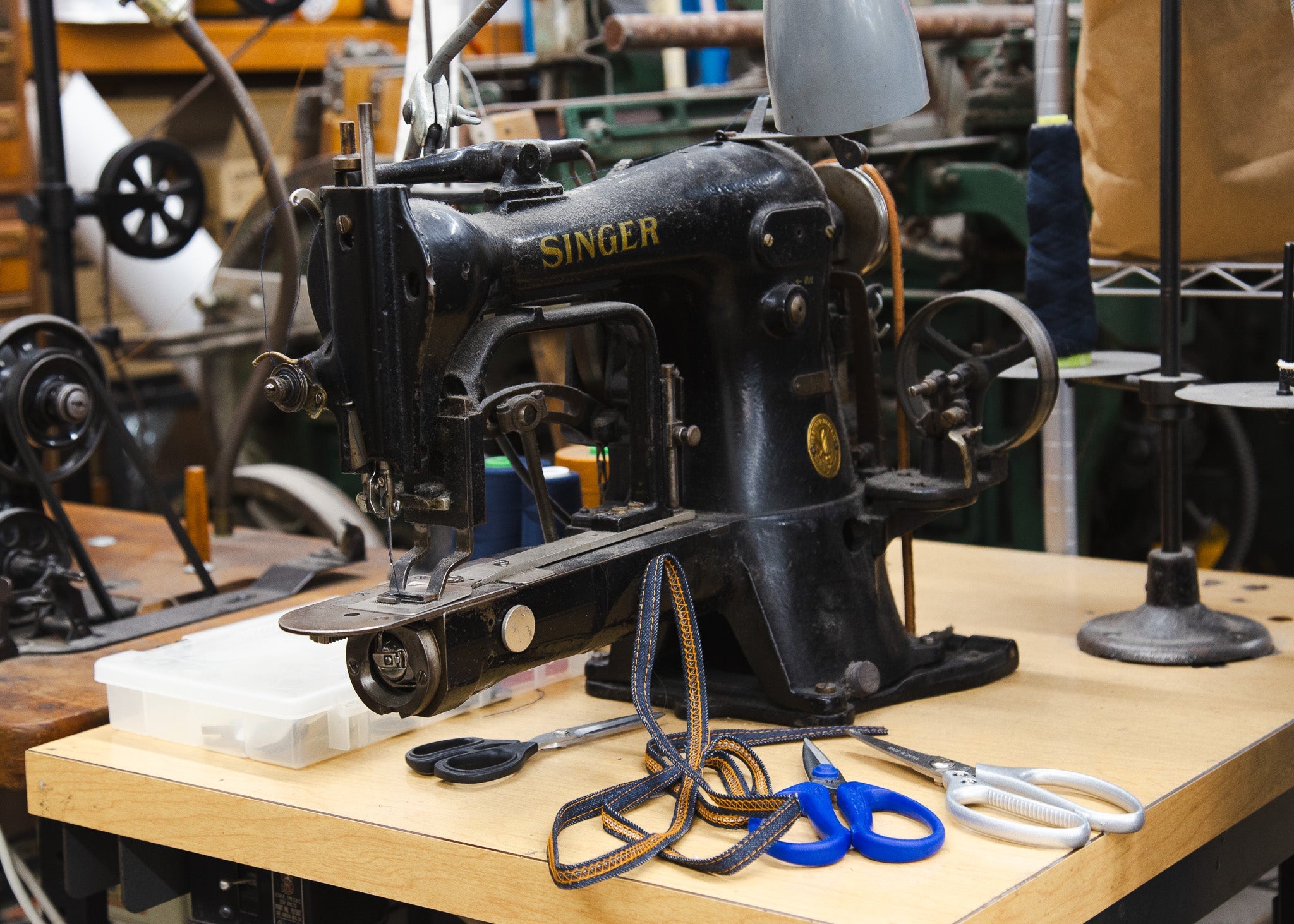 Denim sewing machine