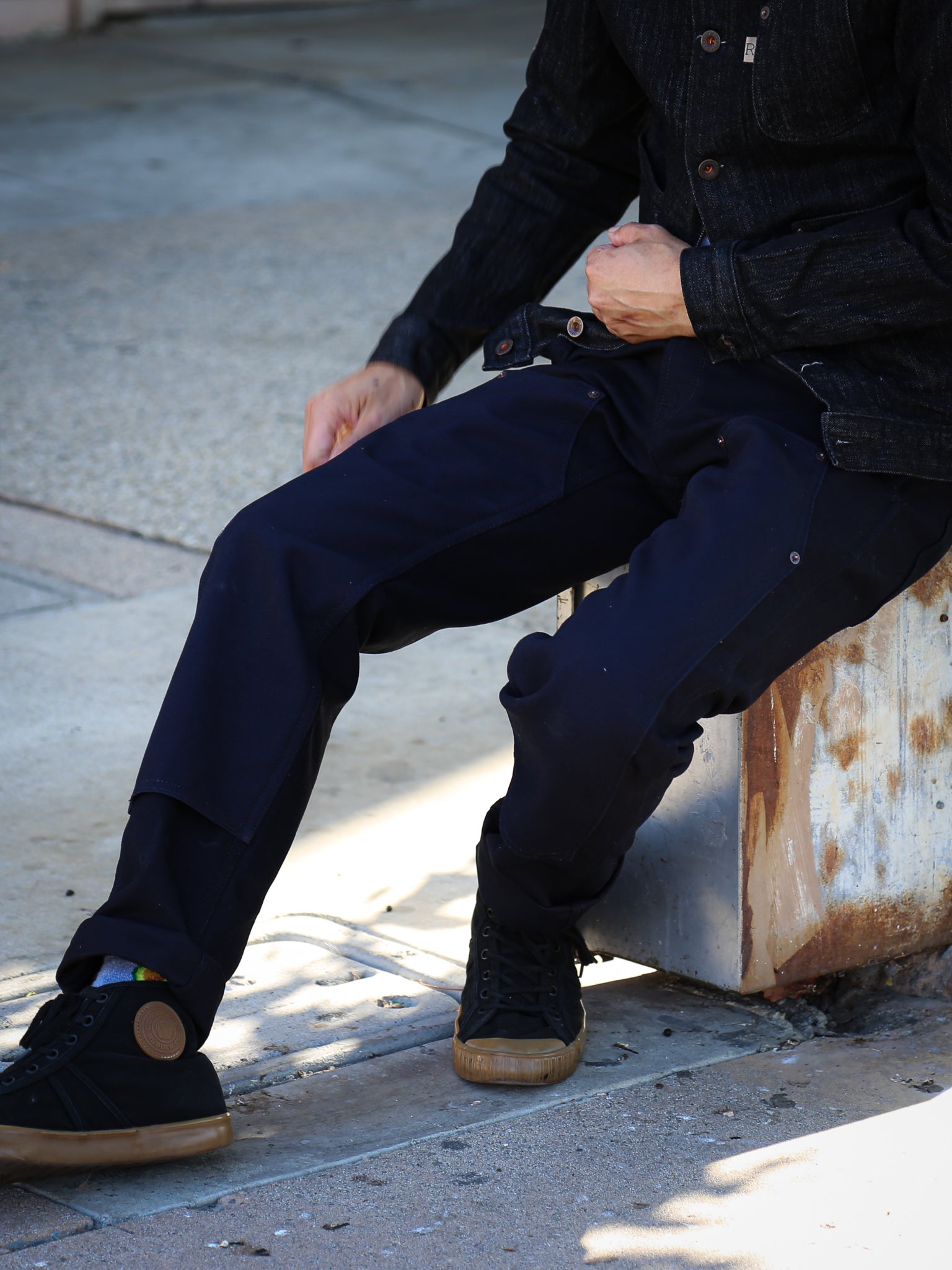 Station Trousers Slant Pocket Double Panel Bottoms