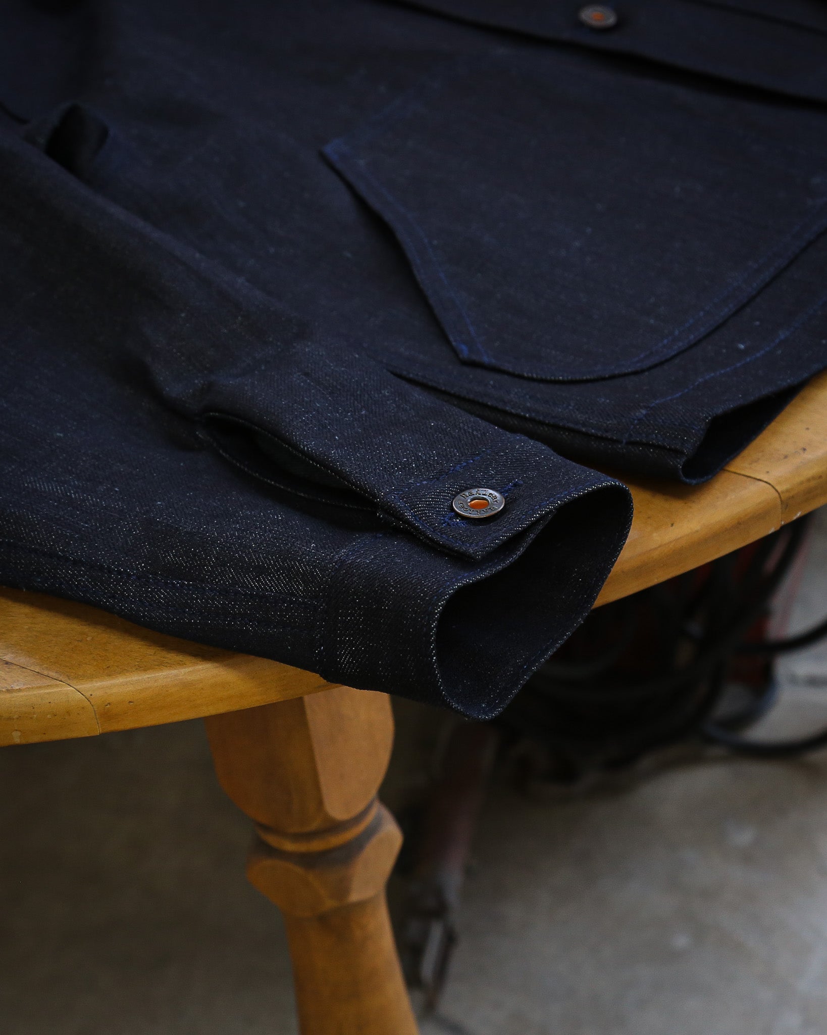 Tarmac X132 13.75 Oz Slub Dark Indigo Warp Gray Weft Selvedge