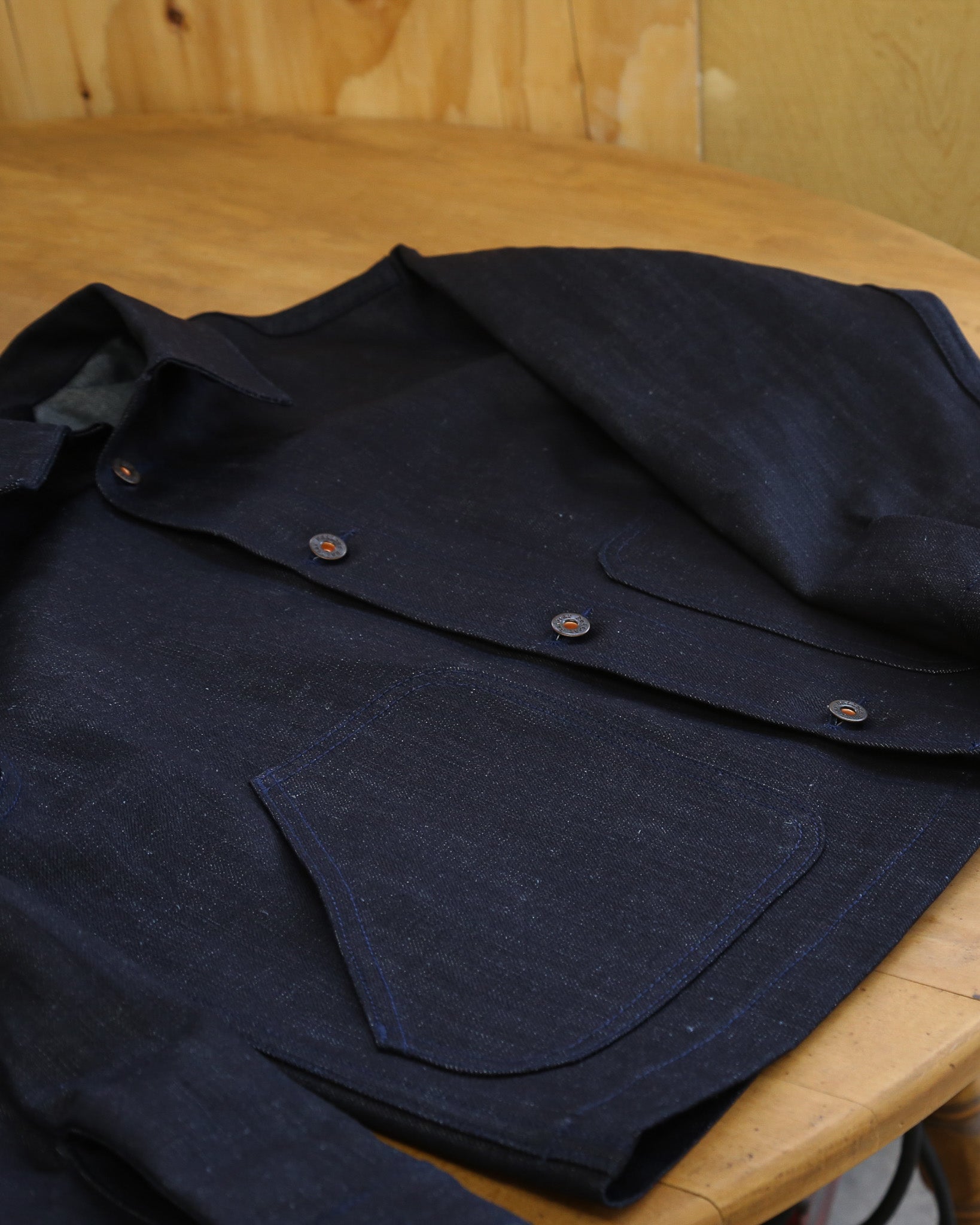 Tarmac X132 13.75 Oz Slub Dark Indigo Warp Gray Weft Selvedge