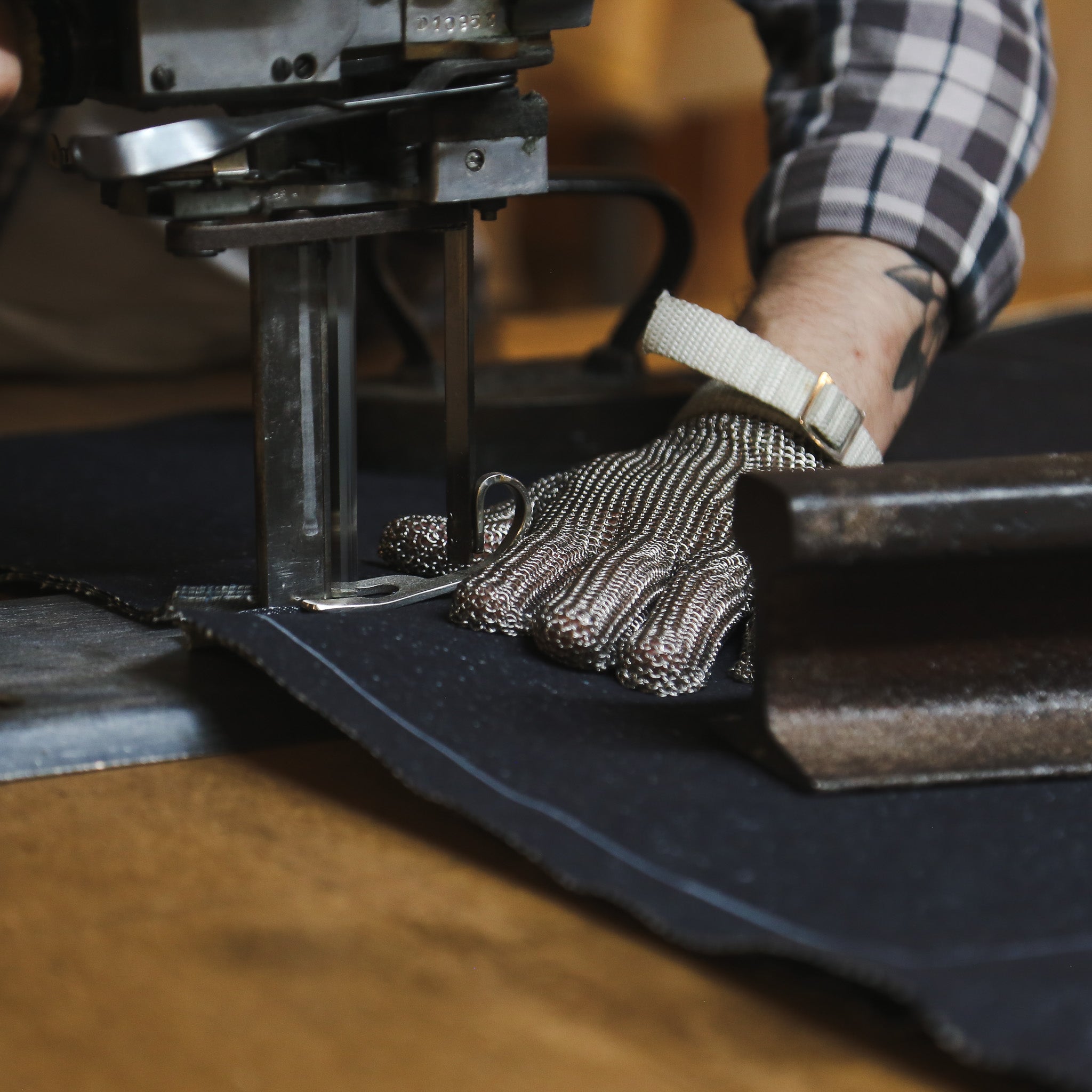 Close Up of Fabric Cutting 