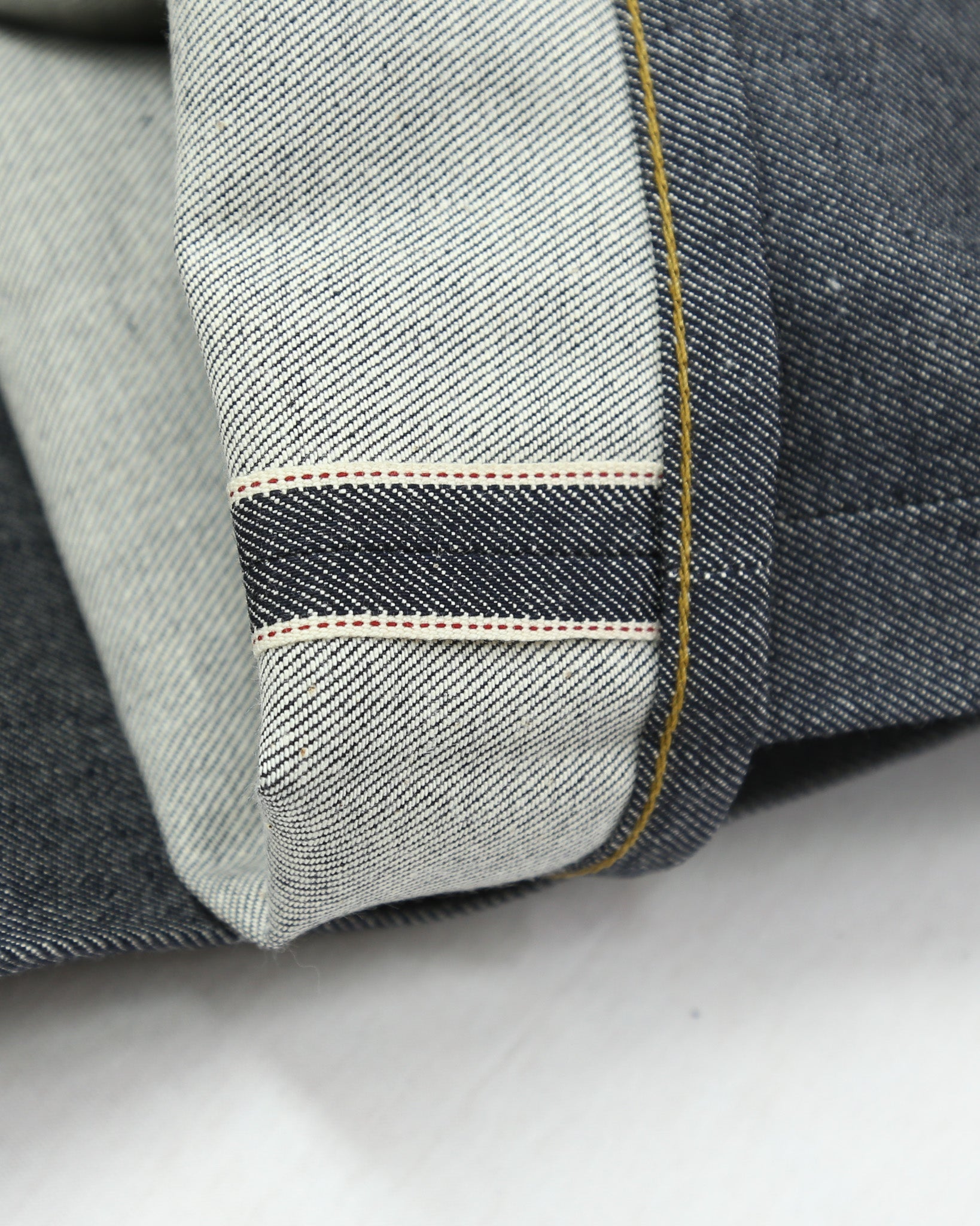 Rebels X102 Stretch Modern Straight Leg Candiani Gray Warp White Weft Selvedge