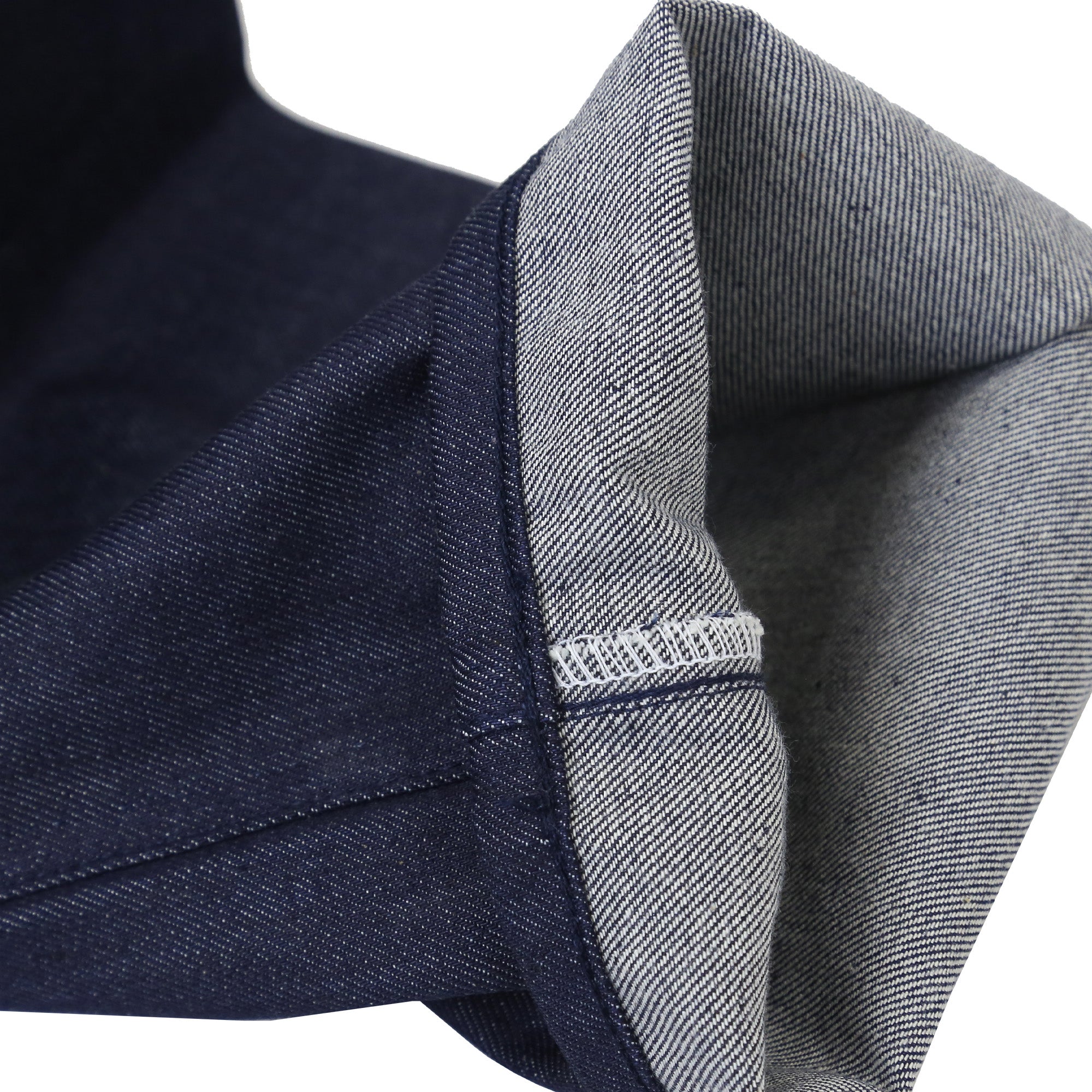 Cuff Detail of Mariner Unisex Men's Full Leg 12.75 Oz Classic Indigo
