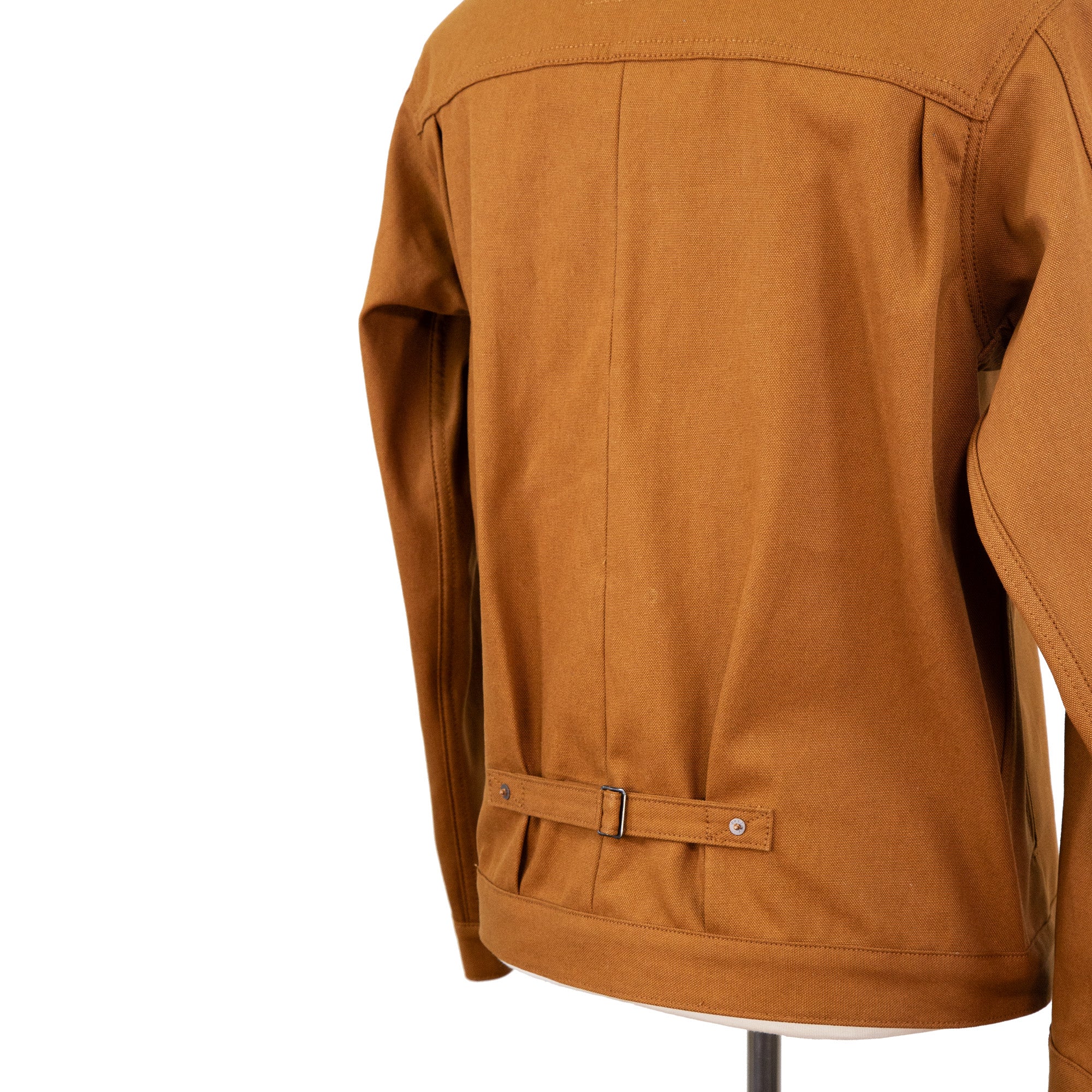 Cinch Back Detail of Type 1 Duck 12 Oz Canvas Jacket