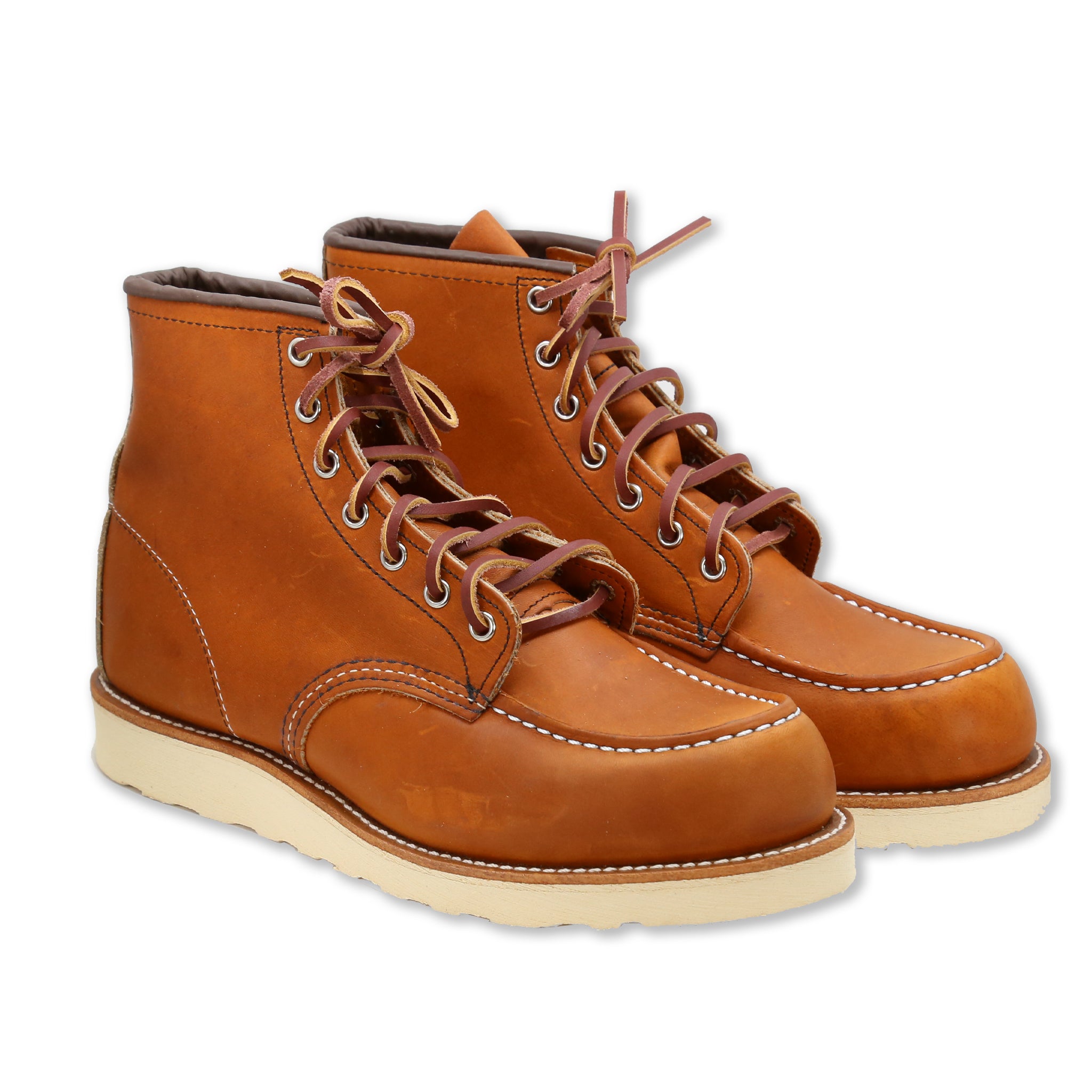 Railcar Chestnut Leather Laces