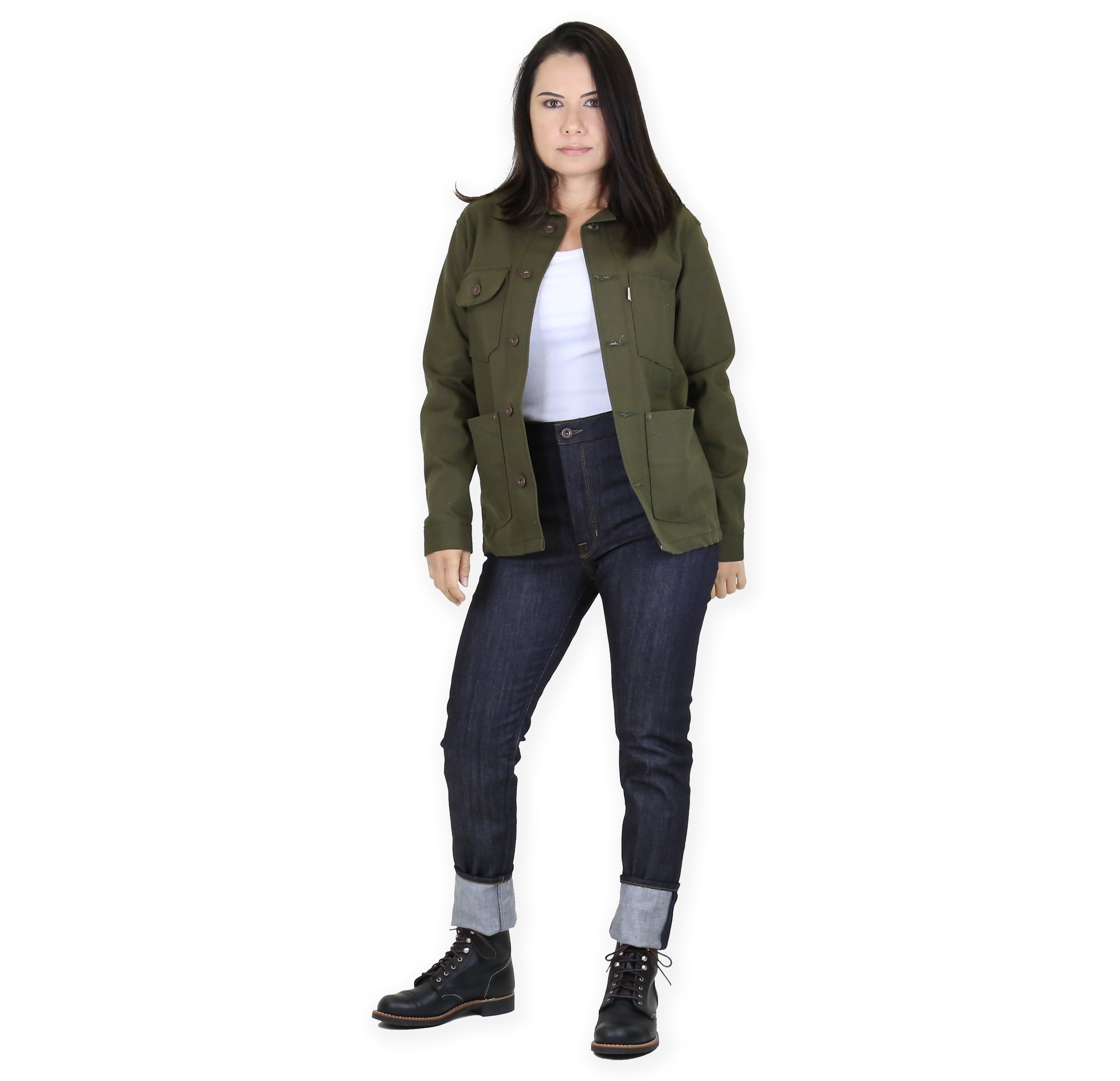 Women's Chore Coat 12oz Seaweed